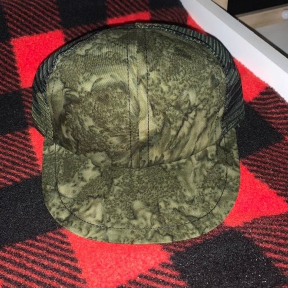 George hats green tie dye trucker infant